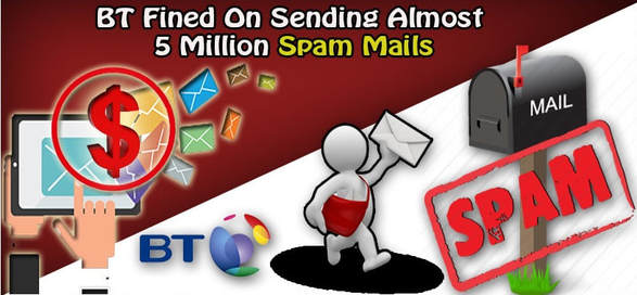 Fined bt on spam mail
